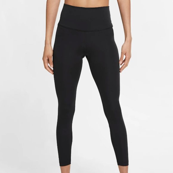 Nike Pants - Nike Yoga 7/8 High Rise Leggings CU5293-010 Black Women's